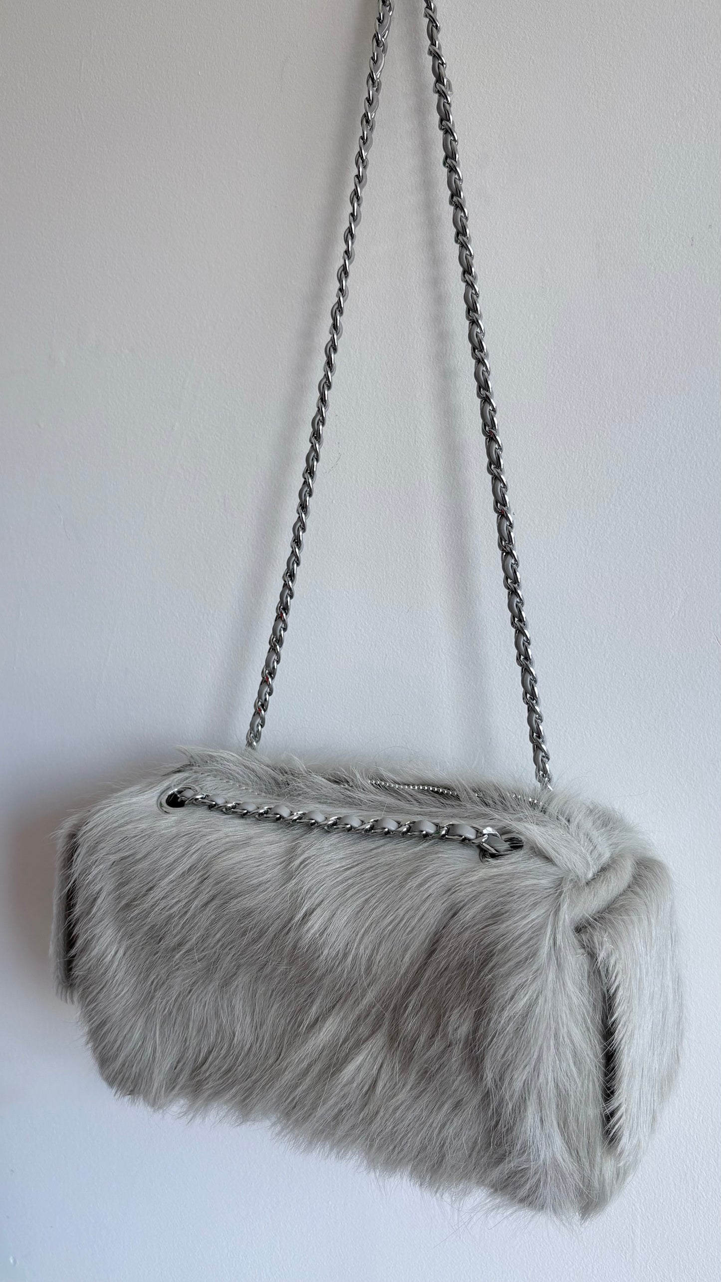 MaryGo Cowhide Bag - Grey Wolf