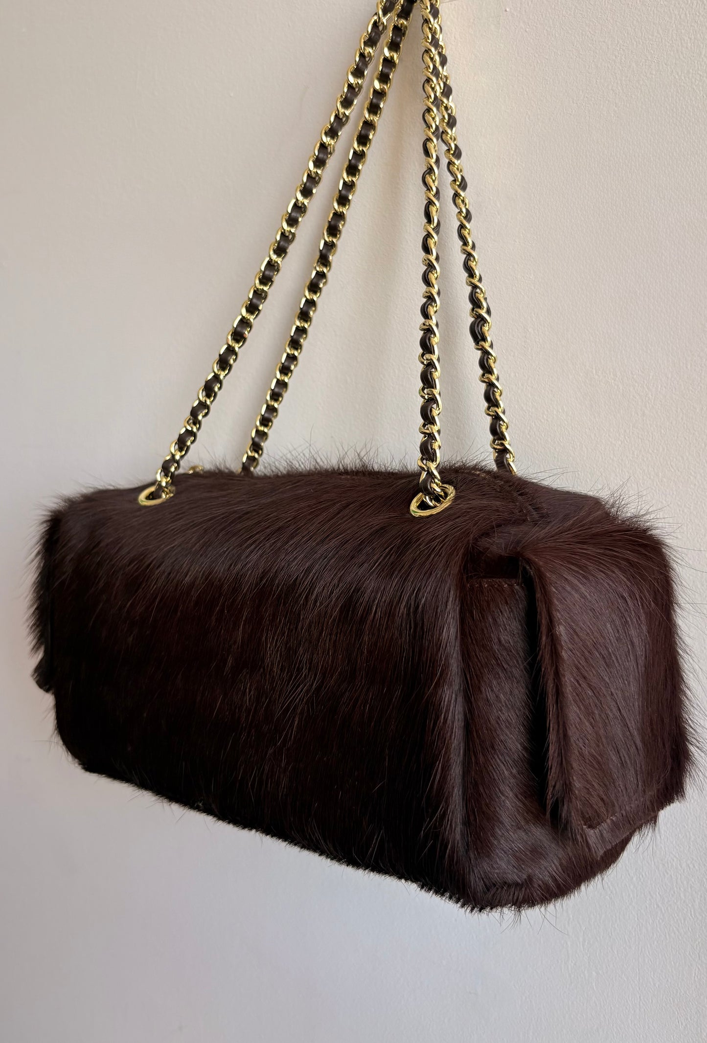 MaryGo Cowhide Bag - Stallion Brown