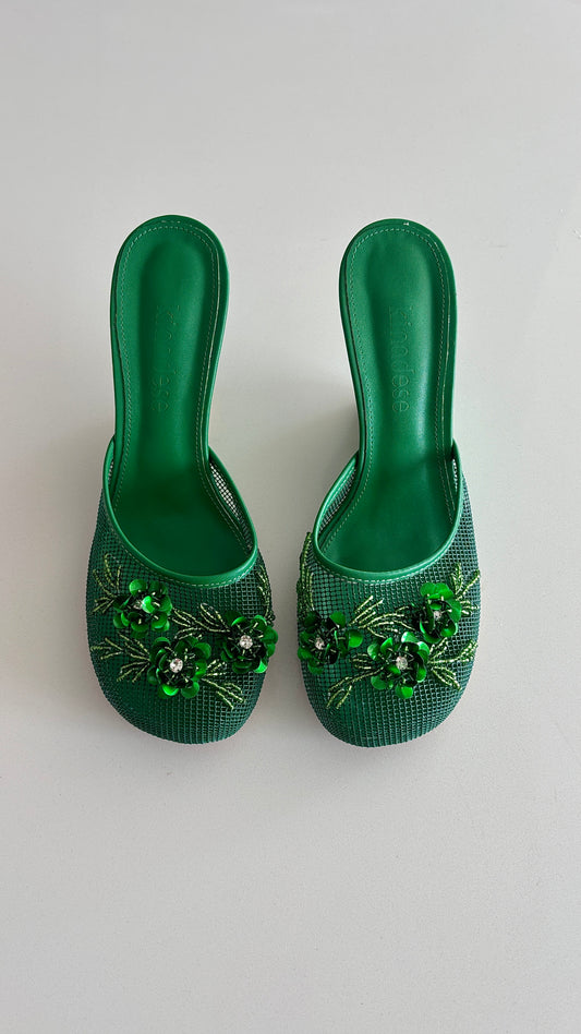 JUNIE "Chinese Slipper" Heels