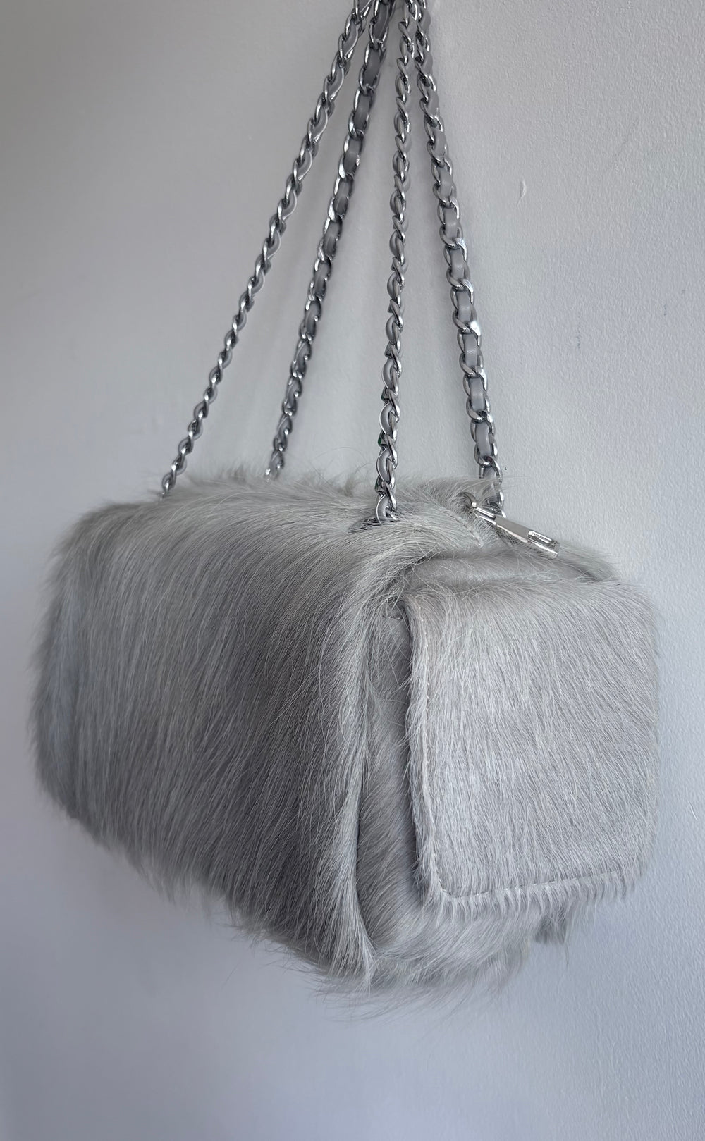 MaryGo Cowhide Bag - Grey Wolf