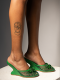 Junie Chinese Slipper Heels